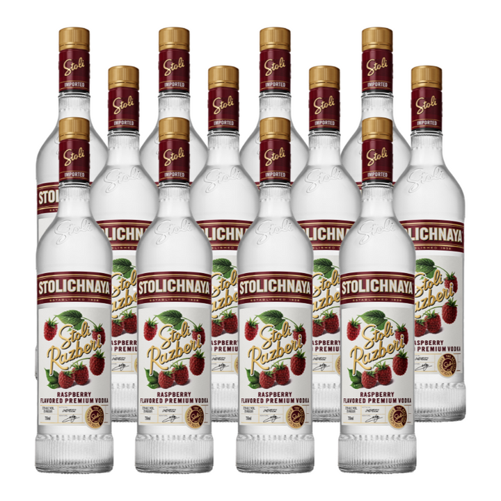 STOLI Raspberry Vodka (12x750 ml)