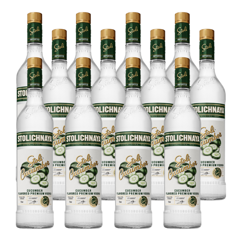 STOLI Cucumber Vodka 12x750 ml