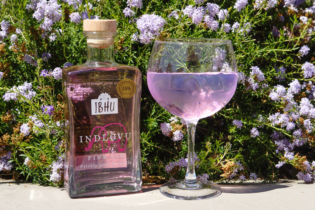 Indlovu Pink Gin - Prickly Pear and Vanilla (6x750ml)